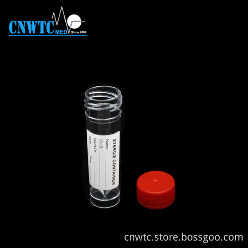 Disposable Sterile Plastic Urine Sample Containers - 30ml